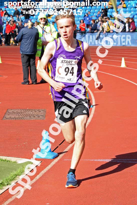 Boys under-15s  Northern 3 Stage Road Relay, SportsCity, Manchester. Photo: David T. Hewitson/Sports for All Pics